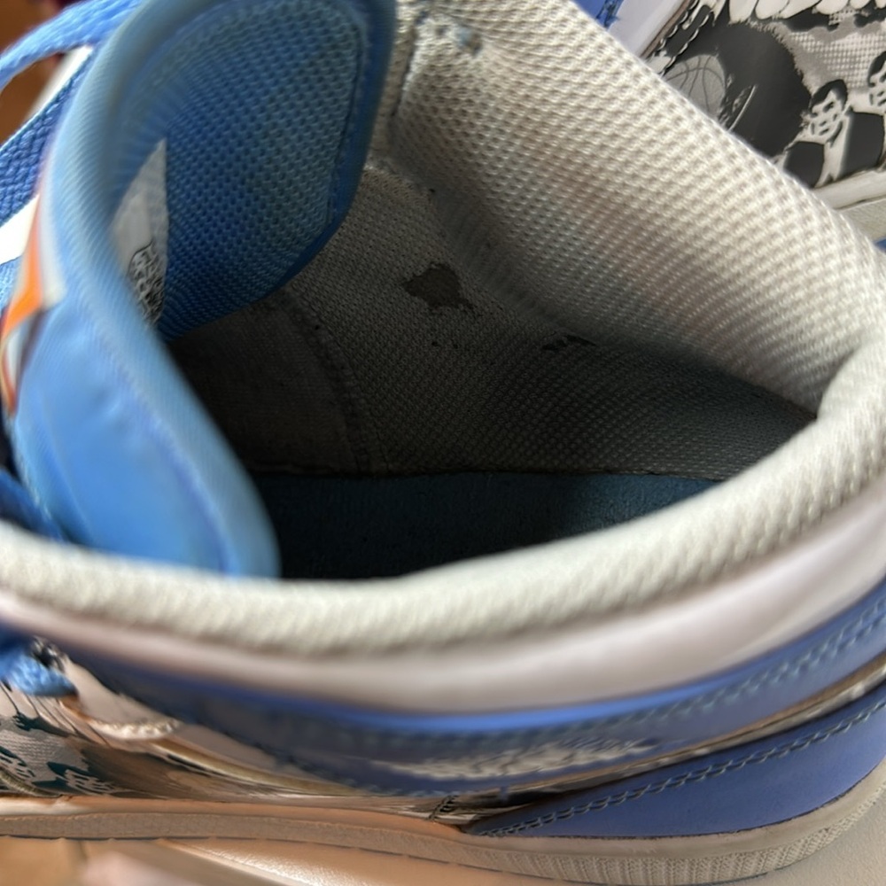 NIKE AIR JORDAN 1 Mid Gs “Game Winner” Sneakers - Picture 8 of 8